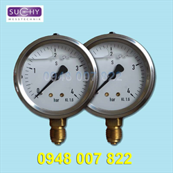 Đồng hồ đo áp suất có dầu MR10F (0...4bar) 